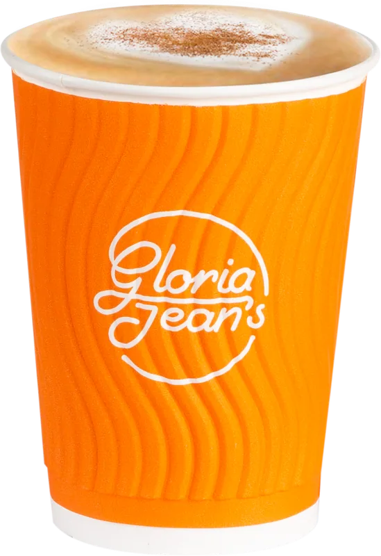 A Gloria Jean's cappuccino